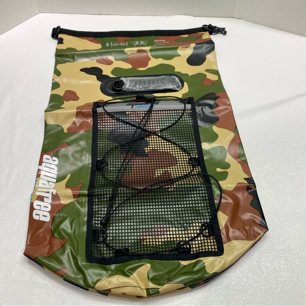 Aquafree waterproof bag green camo NEW